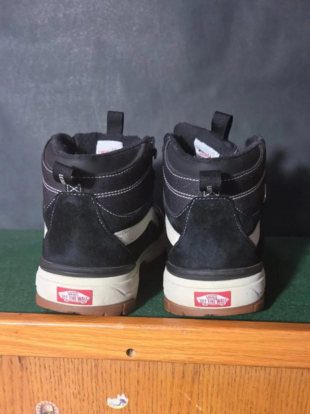 Vans Standard MTE Black White High Top Winter Boots